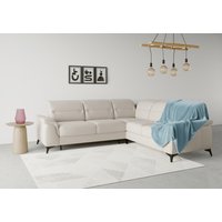 sit&more Ecksofa "Sinatra L-Form" optinal mit Kopfteilverstellung und Armteilfunktion, Metallfüße sit&more Ecksofa "Sinatra L-Form" optinal mit Kopfteilverstellung und Armteilfunktion, Metallfüße von Sit & More