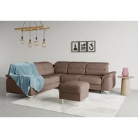 sit&more Ecksofa "Sinatra L-Form", optional mit Kopfteilverstellung und Armteilfunktion von Sit & More