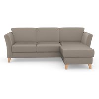 sit&more Ecksofa "Visby L-Form", Wahlweise mit Bettfunktion und Bettkasten, frei im Raum stellbar von Sit & More