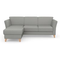 sit&more Ecksofa "Visby L-Form" Wahlweise mit Bettfunktion und Bettkasten, frei im Raum stellbar von Sit & More
