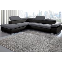 sit&more Ecksofa "Valentine, L-Form, Sofa mit Armteil- & Kopfteilverstellung", optional mit Bettfunktion, Ottomane links oder rechts von Sit & More