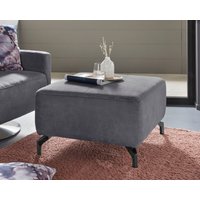 sit&more Hocker "Gizeh", Fußhöhe 12 cm, wahlweise in 2 unterschiedlichen Fußfarben von Sit & More