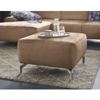 sit&more Hocker "Gizeh", Fußhöhe 12 cm, wahlweise in 2 unterschiedlichen Fußfarben von Sit & More