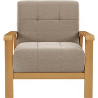 sit&more Sessel "Billund", Armlehnen aus eichefarbigem Buchenholz, verschiedene Bezüge und Farben von Sit & More