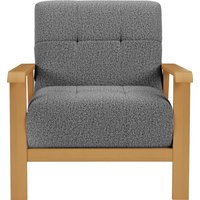 sit&more Sessel "Billund", Armlehnen aus eichefarbigem Buchenholz, verschiedene Bezüge und Farben von Sit & More