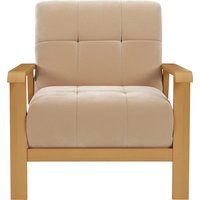 sit&more Sessel "Billund", Armlehnen aus eichefarbigem Buchenholz, verschiedene Bezüge und Farben von Sit & More