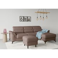 sit&more Stauraumhocker "Sinatra", Sitzfläche ist abnehmbar, mattschwarze Metallfüße von Sit & More