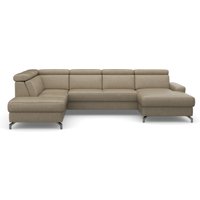 sit&more Wohnlandschaft "Scarlett U-Form" inklusive Kopfteilverstellung, wahlweise mit Bettfunktion, Bettkasten von Sit & More