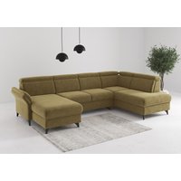 sit&more Wohnlandschaft "Glendale, U-Form" inkl. Kopfteilverstellung,wahlweise mit Vorziehsitz und Bettkasten von Sit & More