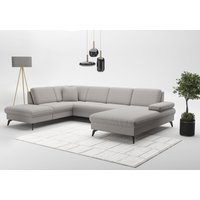 sit&more Wohnlandschaft "Morris Jubi U-Form, B: 300 cm" mit Armteilfunktion & 1 Zierkissen, optional Bettfunktion von Sit & More