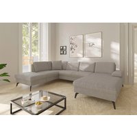 sit&more Wohnlandschaft "Morris Jubi U-Form, B: 300 cm" mit Armteilfunktion & 1 Zierkissen, optional Bettfunktion von Sit & More
