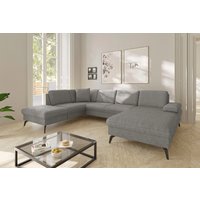 sit&more Wohnlandschaft "Morris Jubi U-Form, B: 300 cm" mit Armteilfunktion & 1 Zierkissen, optional Bettfunktion von Sit & More