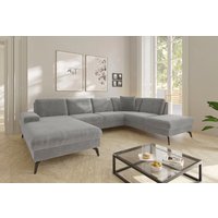 sit&more Wohnlandschaft "Morris Jubi U-Form, B: 300 cm" mit Armteilfunktion & 1 Zierkissen, optional Bettfunktion von Sit & More