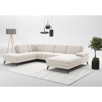 sit&more Wohnlandschaft "Morris Jubi U-Form", inkl. Armteilfunktion und 1 Zierkissen, wahlweise mit Bettfunktion von Sit & More