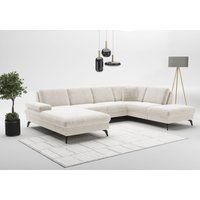sit&more Wohnlandschaft "Morris Jubi U-Form", inkl. Armteilfunktion und 1 Zierkissen, wahlweise mit Bettfunktion von Sit & More