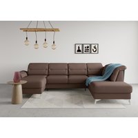 sit&more Wohnlandschaft "Sinatra U-Form", optional mit Kopfteilverstellung und Armteilfunktion etc. von Sit & More