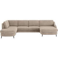 sit&more Wohnlandschaft "Soul U-Form", wahlweise mit Bettfunktion und Bettkasten oder Schubkasten von Sit & More