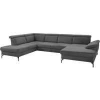 sit&more Wohnlandschaft "Scorpio U-Form" inklusive Sitztiefenverstellung, mit Kopf- und Armteilverstellung von Sit & More