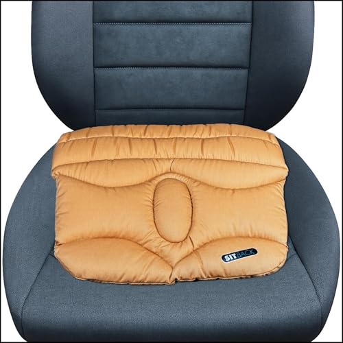 Sitback Basic Keilkissen Stuhlkissen Autositzkissen Universal (Terracotta Sand) von Sitback