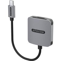 Sitecom MD-1008 Kartenleser USB 2.0 Type-C Schwarz, Grau Sitecom MD-1008 Kartenleser USB 2.0 Type-C Schwarz, Grau von Sitecom