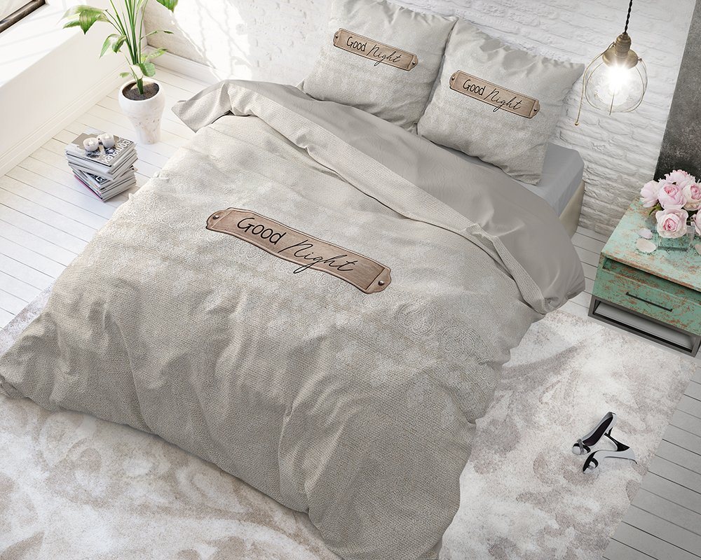 Sitheim-Europe Bettwäsche GUTE NACHT -Bettbezug & Kissenbezüge, Baumwolle, 3 teilig, Weich, geschmeidig und wärmeregulierend Sitheim-Europe Bettwäsche GUTE NACHT -Bettbezug & Kissenbezüge, Baumwolle, 3 teilig, Weich, geschmeidig und wärmeregulierend von Sitheim-Europe