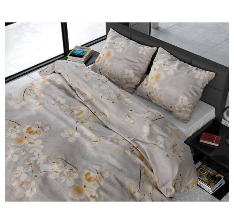 Sitheim-Europe Bettwäsche LOUIS Bettbezug & Kissenbezüge, Baumwollsatin, 3 teilig, Weich, geschmeidig und wärmeregulierend von Sitheim-Europe