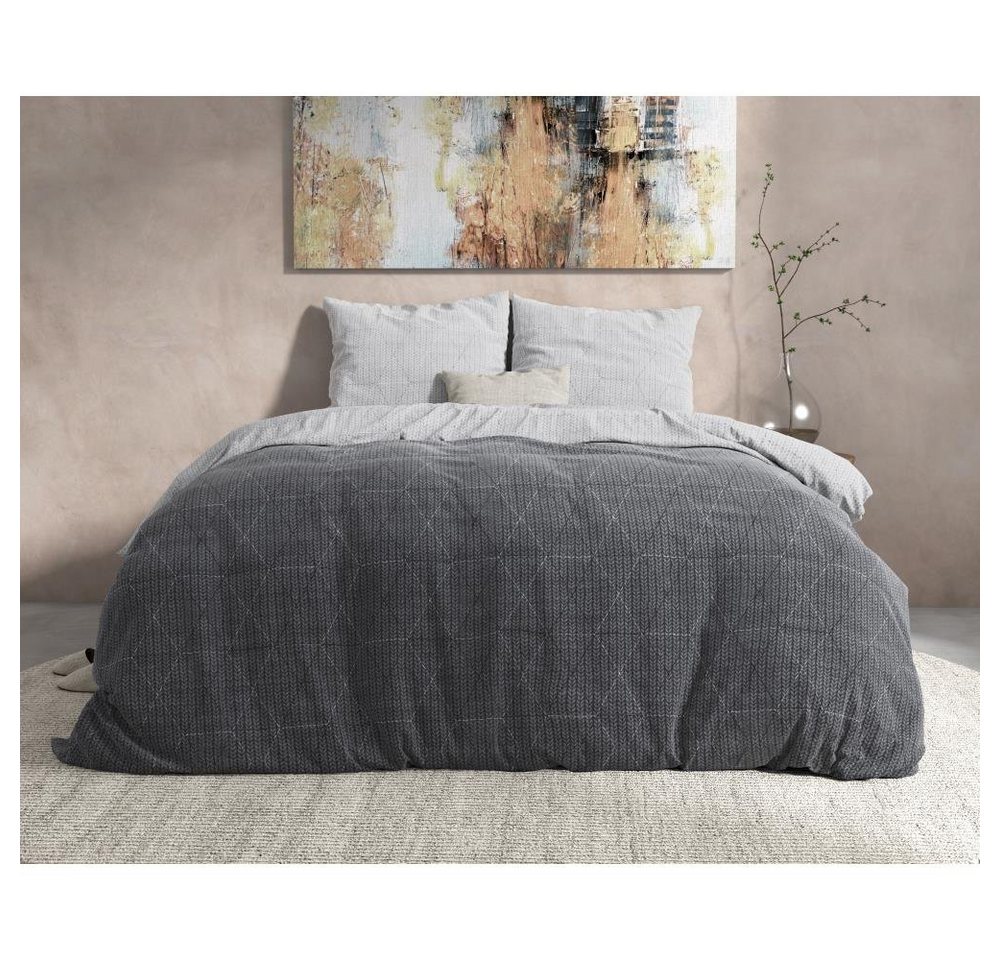 Sitheim-Europe Bettwäsche QUINN ANTHRAZIT Flanell- Bettbezug +Kissenbezüge, Flanell, Weich, geschmeidig und wärmeregulierend Sitheim-Europe Bettwäsche QUINN ANTHRAZIT Flanell- Bettbezug +Kissenbezüge, Flanell, Weich, geschmeidig und wärmeregulierend von Sitheim-Europe