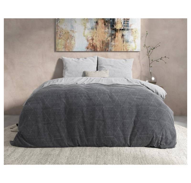 Sitheim-Europe Bettwäsche QUINN ANTHRAZIT Flanell- Bettbezug +Kissenbezüge, Flanell, Weich, geschmeidig und wärmeregulierend Sitheim-Europe Bettwäsche QUINN ANTHRAZIT Flanell- Bettbezug +Kissenbezüge, Flanell, Weich, geschmeidig und wärmeregulierend von Sitheim-Europe