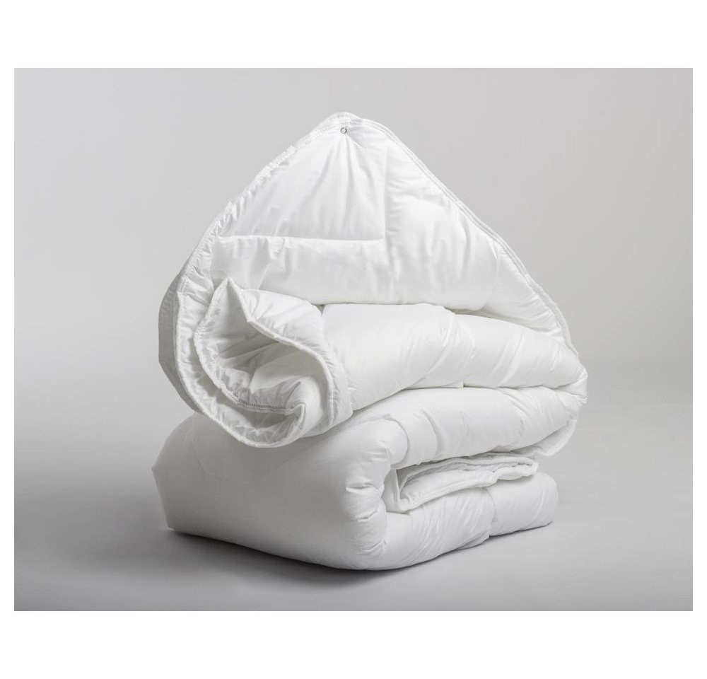 Sitheim-Europe Kunstfaserbettdecke MICRO TOUCH 4-JAHRESZEITEN- Duo-Steppbettdecke Weiß, Füllung: 100% Polyester (Hohlfaserfüllung), optimale Temperatur- und Feuchtigkeitsregulierung, Anti allergisch von Sitheim-Europe