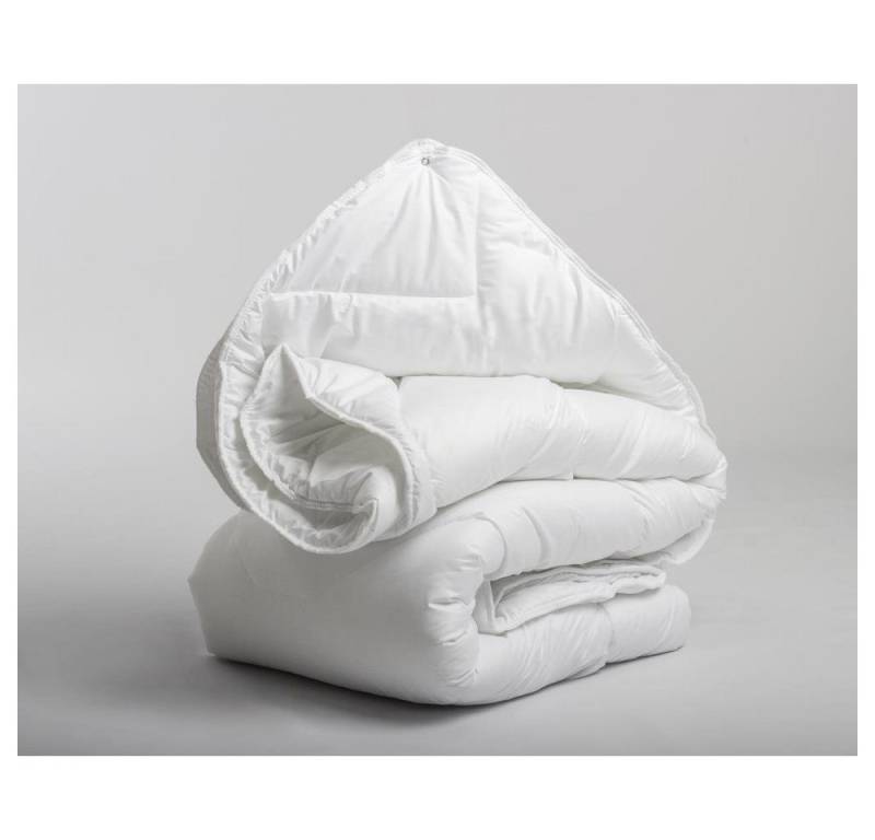 Sitheim-Europe Kunstfaserbettdecke MICRO TOUCH 4-JAHRESZEITEN- Duo-Steppbettdecke Weiß, Füllung: 100% Polyester (Hohlfaserfüllung), optimale Temperatur- und Feuchtigkeitsregulierung, Anti allergisch von Sitheim-Europe