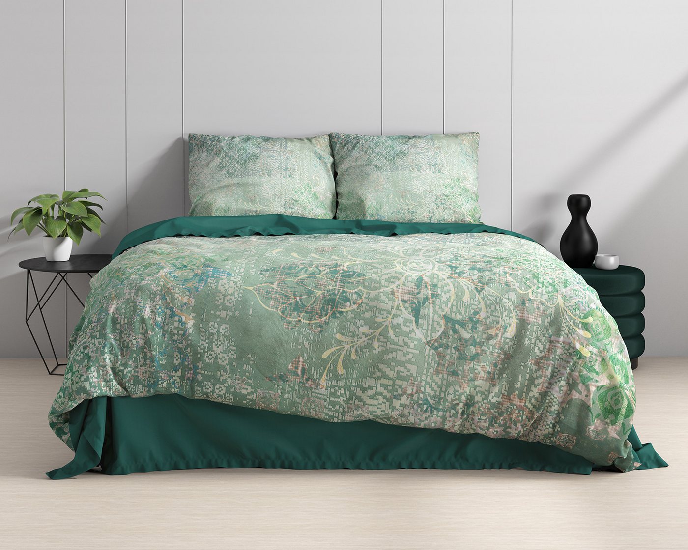 Sitheim-Europe Bettwäsche Bettwäsche Dakar Grün Bettbezug mit Kissenbezug, 3 teilig Sitheim-Europe Bettwäsche Bettwäsche Dakar Grün Bettbezug mit Kissenbezug, 3 teilig von Sitheim-Europe