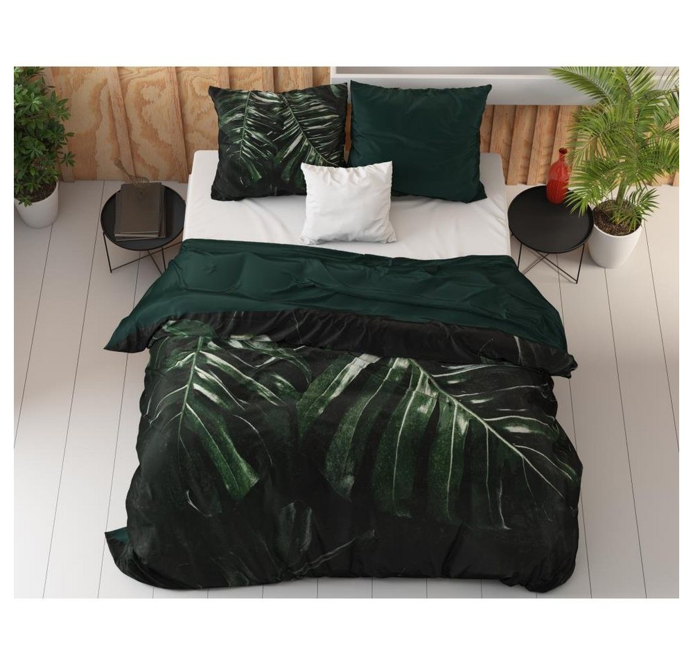 Sitheim-Europe Bettwäsche Botanical Dreams Walker Green Bettbezug & Kissenbezüge, Mako Satin, 3 teilig, Weich, geschmeidig und wärmeregulierend Sitheim-Europe Bettwäsche Botanical Dreams Walker Green Bettbezug & Kissenbezüge, Mako Satin, 3 teilig, Weich, geschmeidig und wärmeregulierend von Sitheim-Europe