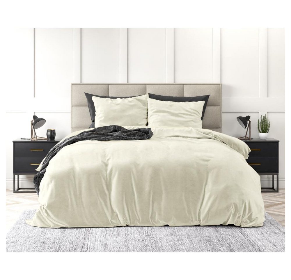 Sitheim-Europe Bettwäsche SLEEPTIME SAMT UNI BETTBEZUG & Kissenbezüge, Mikrofaser/Samt, Weich, geschmeidig und wärmeregulierend von Sitheim-Europe