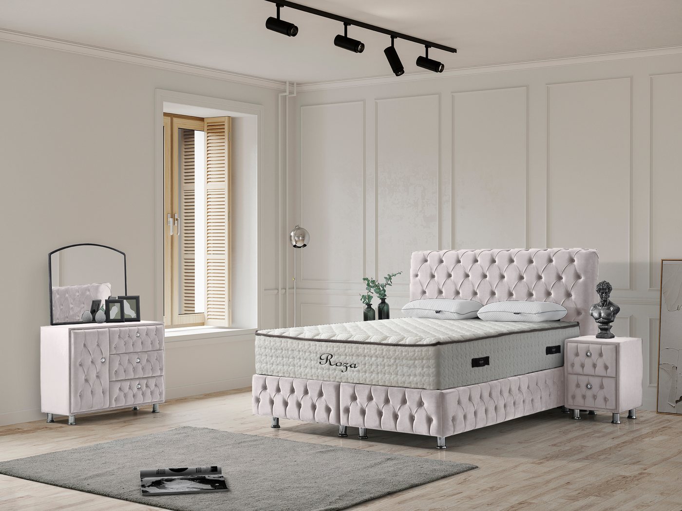 Sitheim-Europe Boxspringbett Design Saphira Bett inkl Matratze Sitheim-Europe Boxspringbett Design Saphira Bett inkl Matratze von Sitheim-Europe