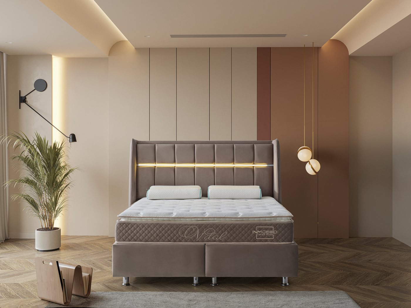 Sitheim-Europe Boxspringbett Sitheim-Europe Boxspringbett Design VITAL Bett inkl Matratze Sitheim-Europe Boxspringbett Sitheim-Europe Boxspringbett Design VITAL Bett inkl Matratze von Sitheim-Europe