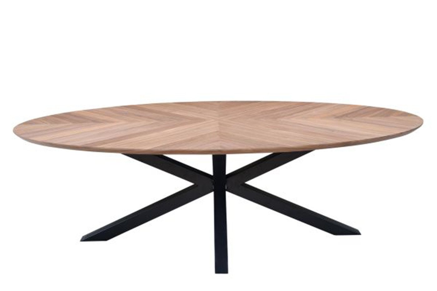 Sitheim-Europe Esstisch FORT oval Fischgrät Massiver Esstisch braun Walnussholz, Walnussholz Sitheim-Europe Esstisch FORT oval Fischgrät Massiver Esstisch braun Walnussholz, Walnussholz von Sitheim-Europe