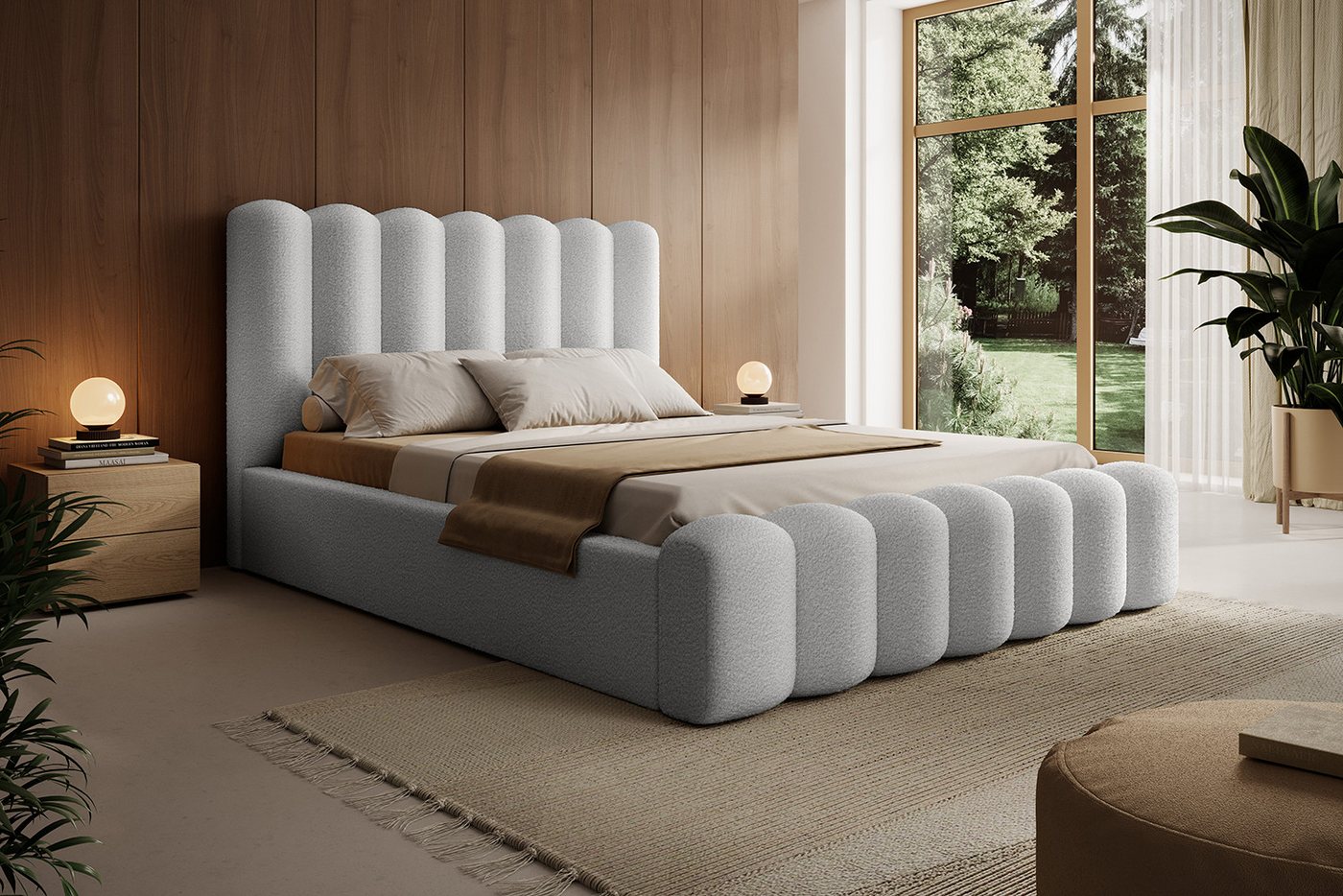 Sitheim-Europe Polsterbett Designer Polsterbett Amore mit Stauraum von Sitheim-Europe