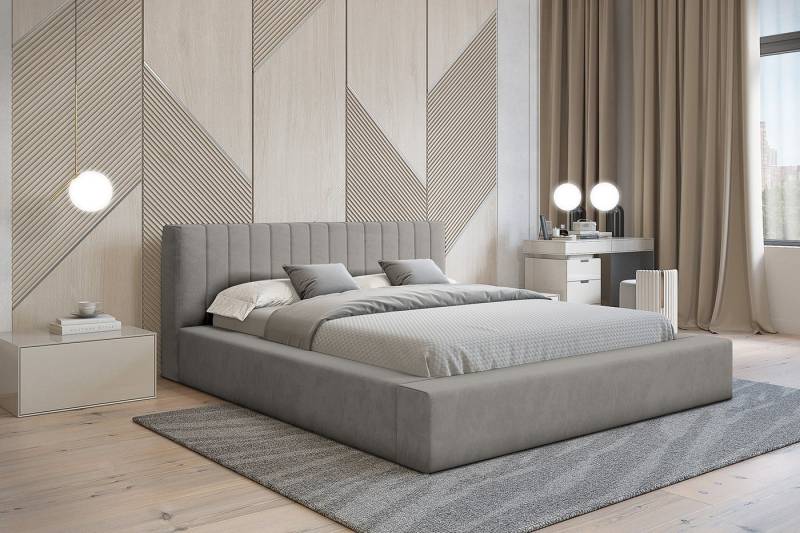 Sitheim-Europe Polsterbett Designer Polsterbett Como mit Stauraum von Sitheim-Europe