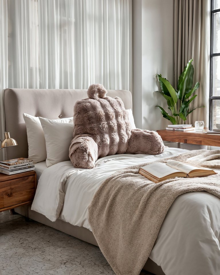 Sitheim-Europe Rückenkissen Bettkissen POM POM, 1-tlg., Weich, geschmeidig Sitheim-Europe Rückenkissen Bettkissen POM POM, 1-tlg., Weich, geschmeidig von Sitheim-Europe