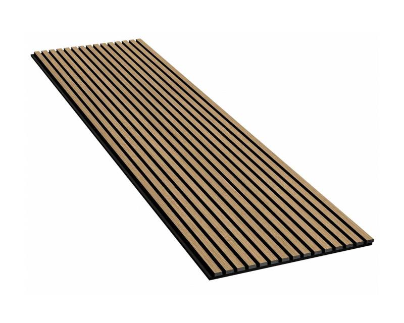 Sitheim-Europe Wandpaneel Woodcraft Akustik-Wandpaneel – Eiche – H280 x B60xT2,1, BxL: 60,00x280,00 cm, 1,62 qm, (1-tlg) Eiche Natur von Sitheim-Europe