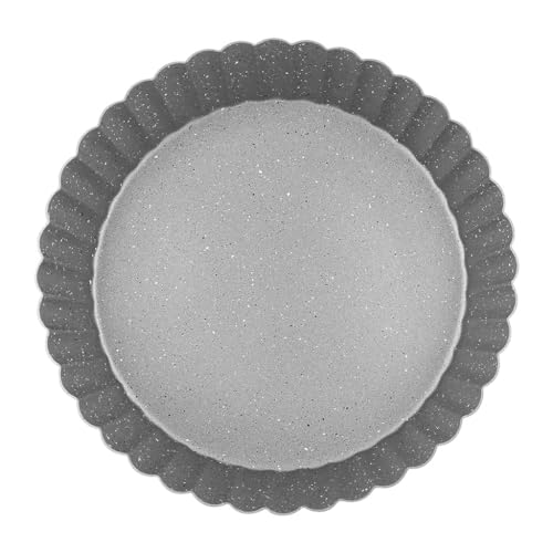 Sitram 714009 Kuchenform, Ø 25 cm, Aluminium, antihaftbeschichtet, Granitoptik von Sitram