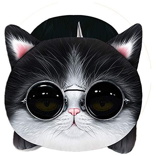 Sitrda 3D Plüsch Cartoon Taschentuchbox Meng Haustier Auto Armlehne Box Papier Handtuch Box Brille Katze von Sitrda