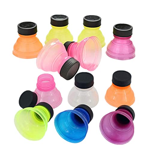 Wiederverwendbare Dosendeckel 6 x 5 cm Soda-Saver Pop Beer Getränk PE Dosen Deckel Deckel Deckel Deckel Schutz Snap On, zufällige Farbe 12 Pcs von Sitrda