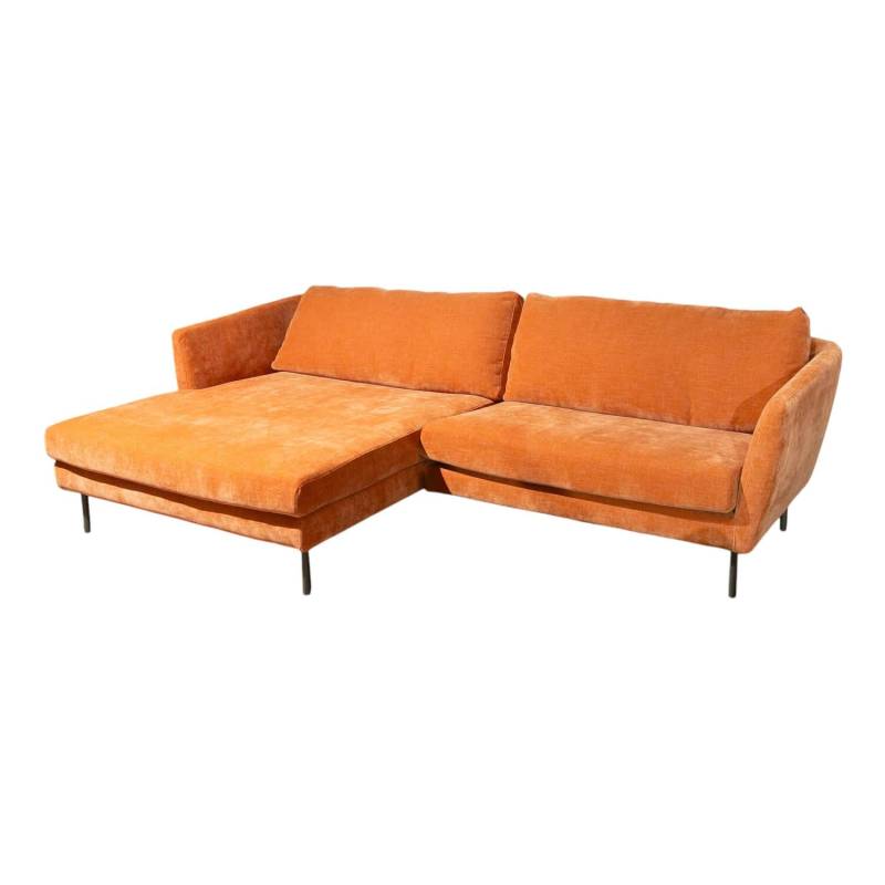 Polstergarnitur Betty MS 1010 Stoff Wildflower 7 Pail Rust Orange Fuß 177 Metall... von Sits