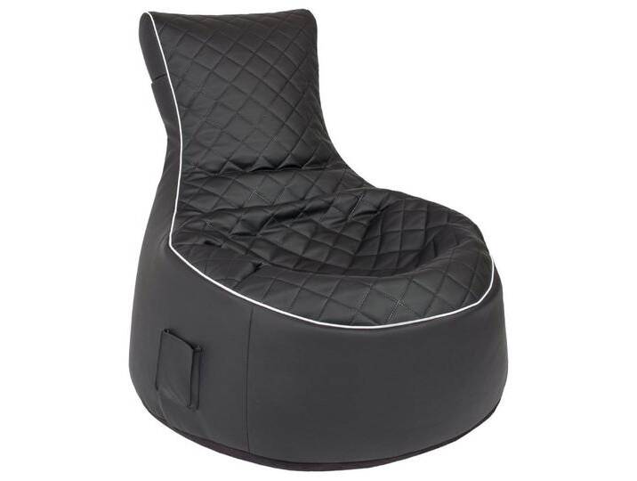 Magma Heimtex Sitzsack (Set, 1 St., Sitzsack), schwarz, KunstfaserChemiefaser/Polyester (PES), NaturfaserPflanzenBastHartfaser/Baumwolle (engl, Cotton, CO von Sitting-Point