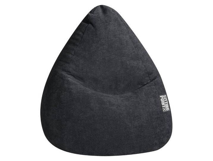 Magma Heimtex Sitzsack (Set, 1 St., Sitzsack), schwarz, schwarz von Sitting-Point