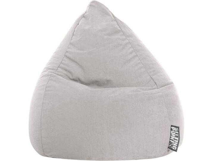 Magma Heimtex Sitzsack BeanBag EASY L (1 St), grau, grau von Sitting-Point