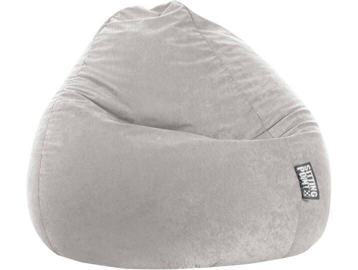 Magma Heimtex Sitzsack BeanBag EASY XXL (1 St), grau, grau von Sitting-Point