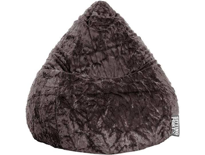 Magma Heimtex Sitzsack BeanBag FLUFFY XL (1 St), grau, anthrazit von Sitting-Point