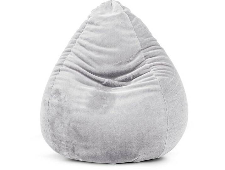 Magma Heimtex Sitzsack Beanbag SOFTY XL (1 St), grau, grau von Sitting-Point